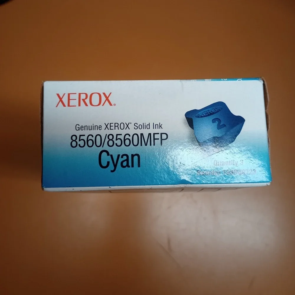 Xerox Phaser 8560 8560MFP Cyan Solid Ink 3 Sticks 108R00723 Genuine OEM